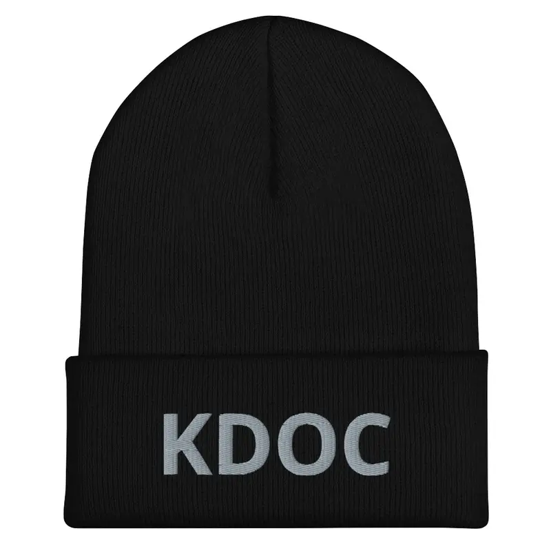 KDOC Dark Beanie